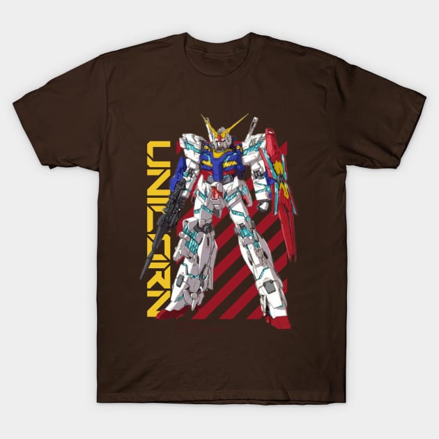 Gundam Unicorn T-Shirt by Shapwac12